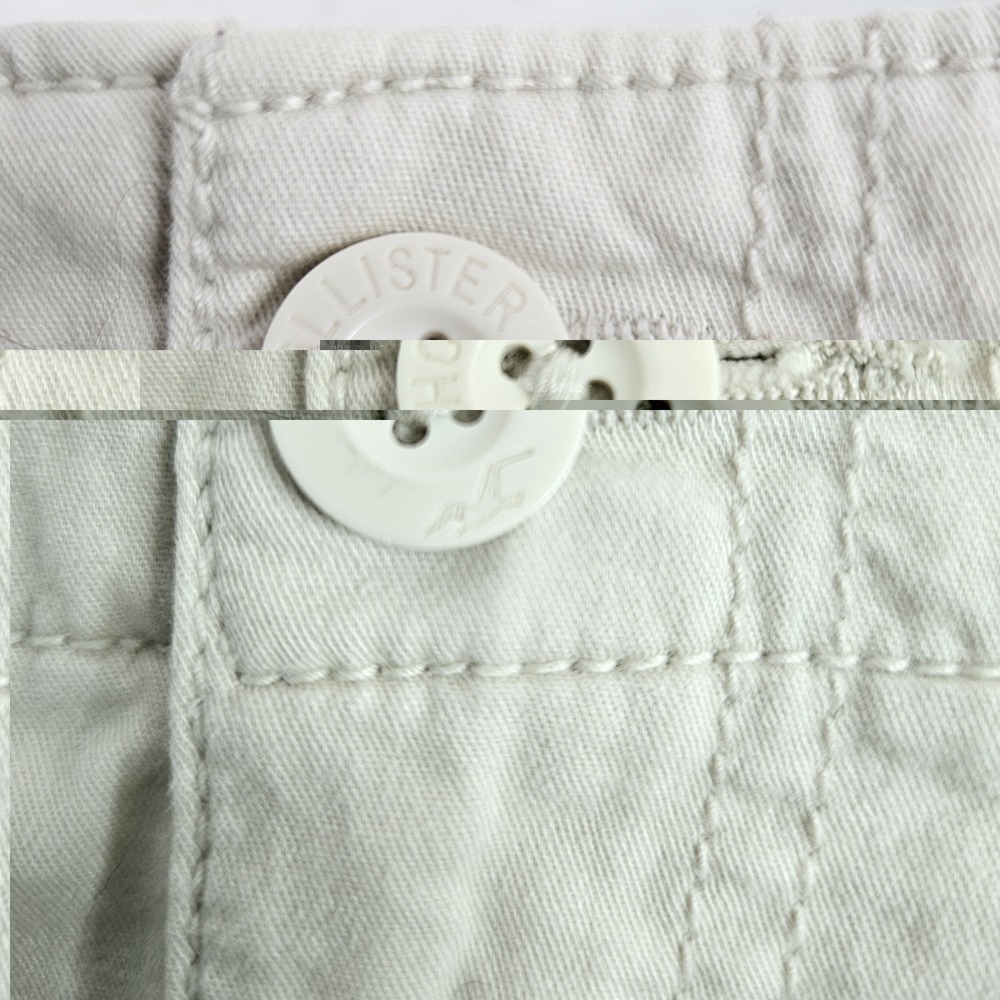 Hollestermom Shorts Ultra High Rise Size 4 Medium Beige Pockets - Picture 5 of 5